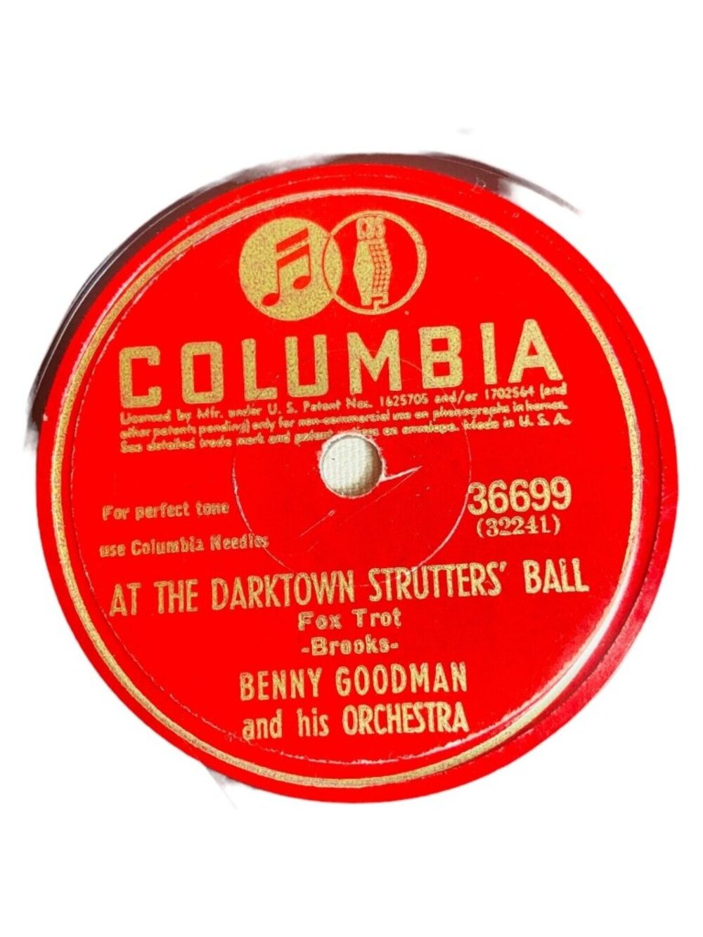 Benny Goodman After You’ve Gone Darktown 78 RPM Shellac 1930s Columbia 36699 VG+